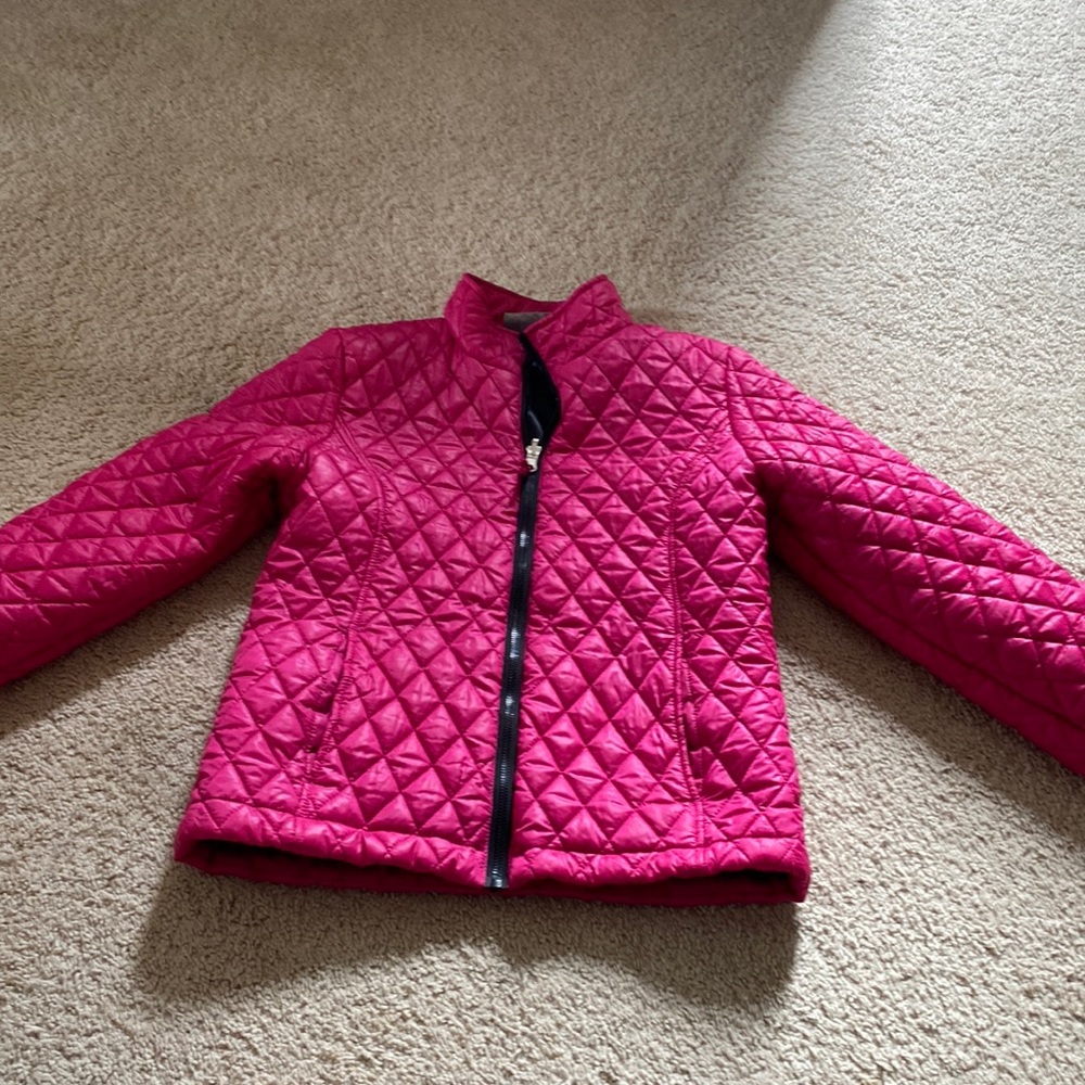 Hot pink winter coat